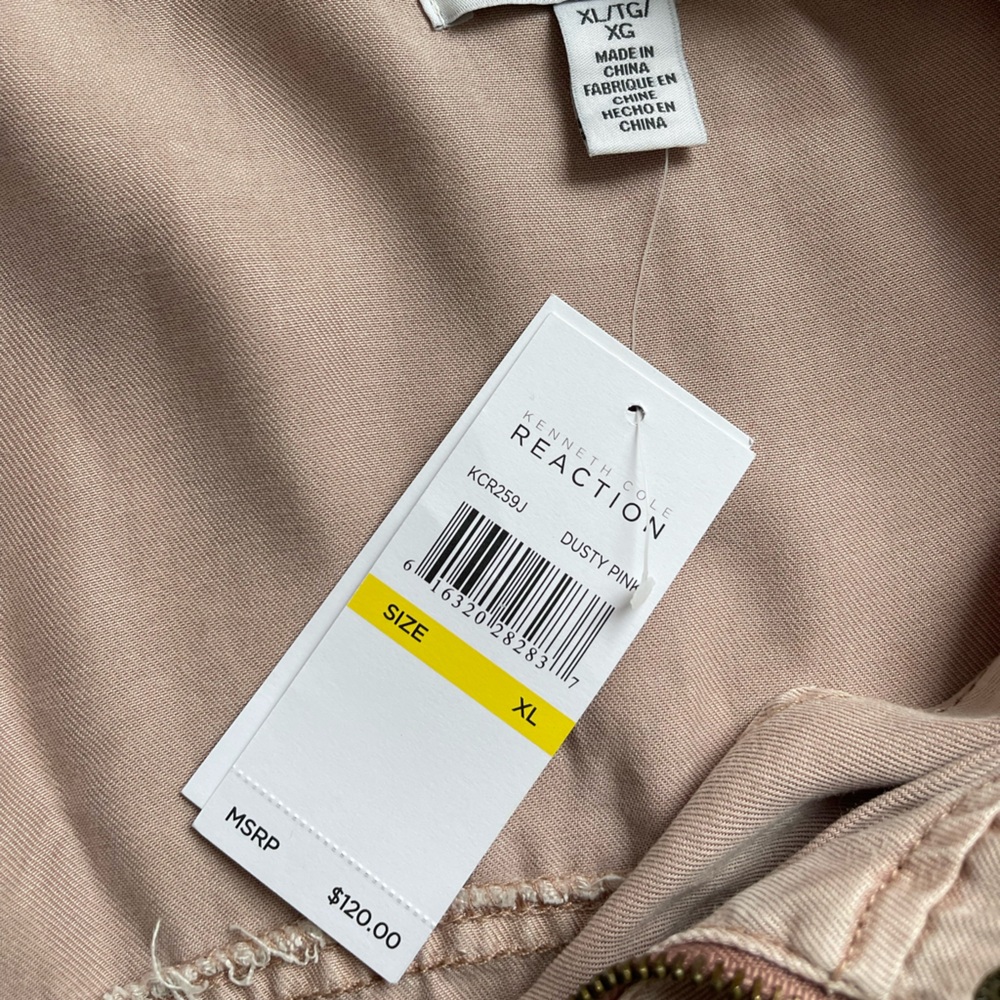 Kenneth Cole Reaction Utility jacket size XL NWT - Picture 4 of 5
